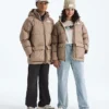 North Down fleecefodrad kort parkas för pojkar och flickor