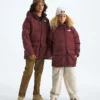 North Down fleecefodrad kort parkas för pojkar och flickor