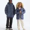 North Down fleecefodrad kort parkas för pojkar och flickor