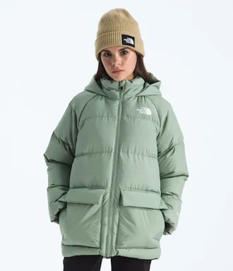 North Down fleecefodrad kort parkas för pojkar och flickor