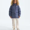 North Down fleecefodrad kort parkas för pojkar och flickor