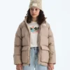 North Down fleecefodrad kort parkas för pojkar och flickor