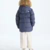 North Down fleecefodrad kort parkas för pojkar och flickor