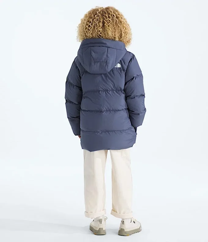 North Down fleecefodrad kort parkas för pojkar och flickor