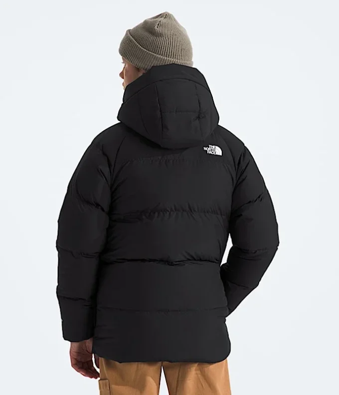 North Down fleecefodrad kort parkas för pojkar och flickor