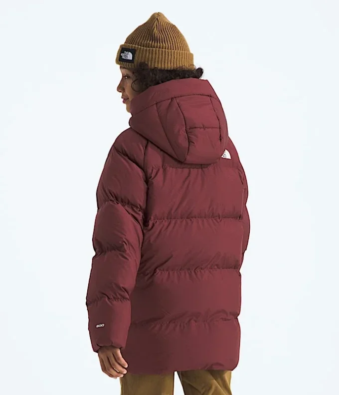 North Down fleecefodrad kort parkas för pojkar och flickor