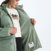 North Down fleecefodrad kort parkas för pojkar och flickor
