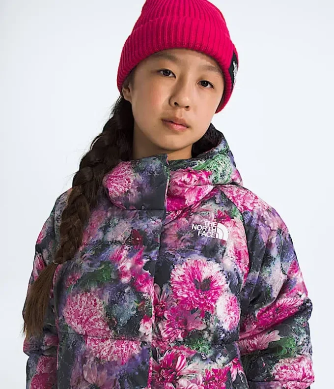 North Down Hooded Jacket för flickor – Tryck North Down Hooded Jacket för flickor – Tryck