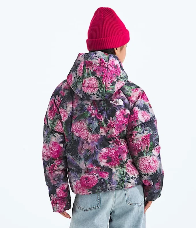 North Down Hooded Jacket för flickor – Tryck North Down Hooded Jacket för flickor – Tryck