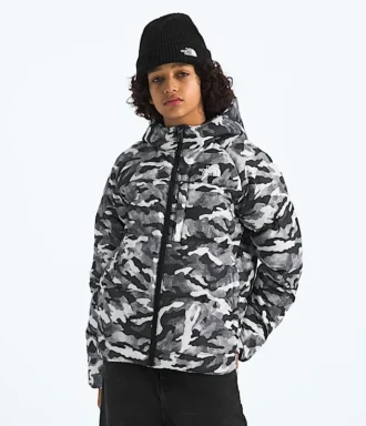 North Down Hooded Jacket för pojkar – Tryck