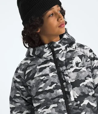 North Down Hooded Jacket för pojkar – Tryck