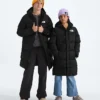 Nuptse lång parkas för pojkar och flickor Nuptse lång parkas för pojkar och flickor