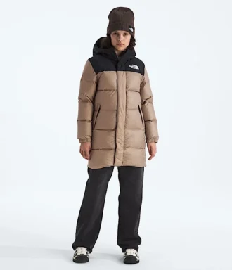 Nuptse lång parkas för pojkar och flickor Nuptse lång parkas för pojkar och flickor