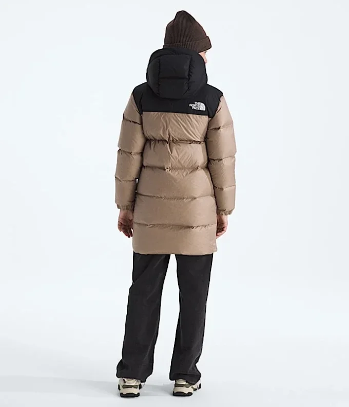 Nuptse lång parkas för pojkar och flickor Nuptse lång parkas för pojkar och flickor