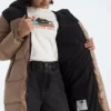 Nuptse lång parkas för pojkar och flickor Nuptse lång parkas för pojkar och flickor