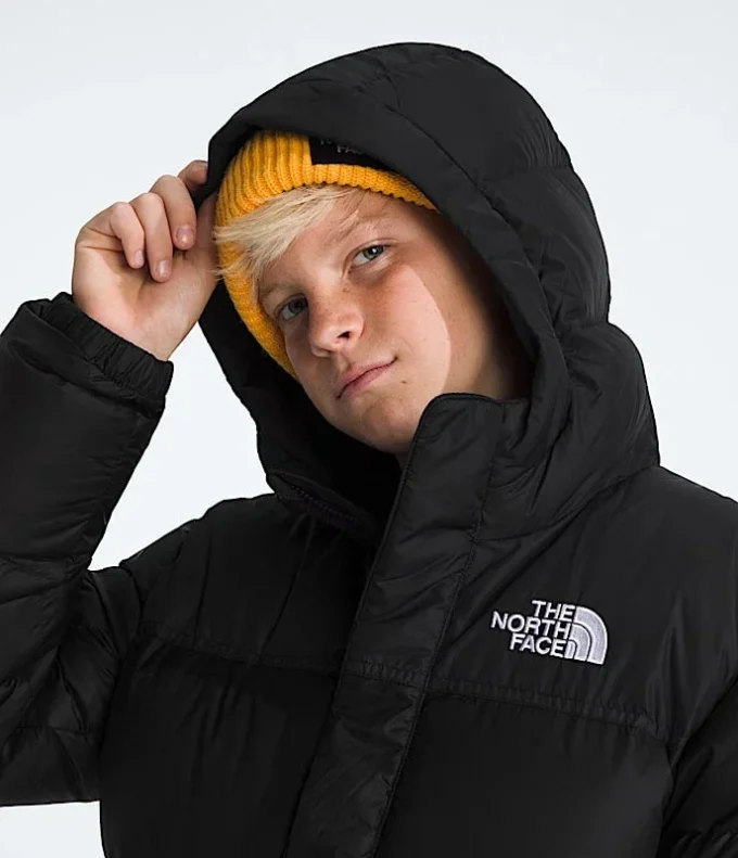 Nuptse lång parkas för pojkar och flickor Nuptse lång parkas för pojkar och flickor