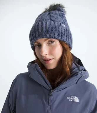 Oh Mega Fur Pom Beanie för damer