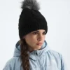 Oh Mega Fur Pom Beanie med foder för barn Oh Mega Fur Pom Beanie med foder för barn