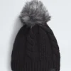 Oh Mega Fur Pom Lined Beanie för damer Oh Mega Fur Pom Lined Beanie för damer