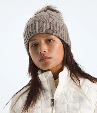 Oh Mega Fur Pom Lined Beanie för damer