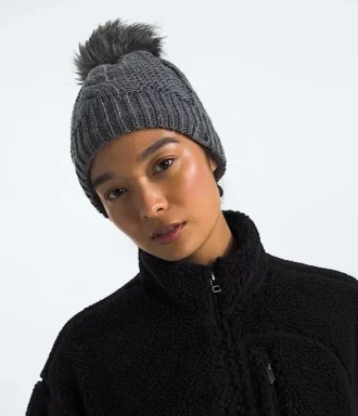 Oh Mega Fur Pom Lined Beanie för damer