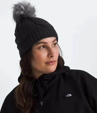 Oh Mega Fur Pom Lined Beanie för damer
