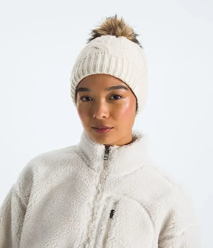 Oh Mega Fur Pom Lined Beanie för damer Oh Mega Fur Pom Lined Beanie för damer