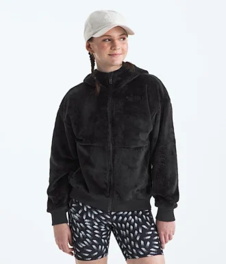 Osito-hoodie med hel dragkedja för flickor