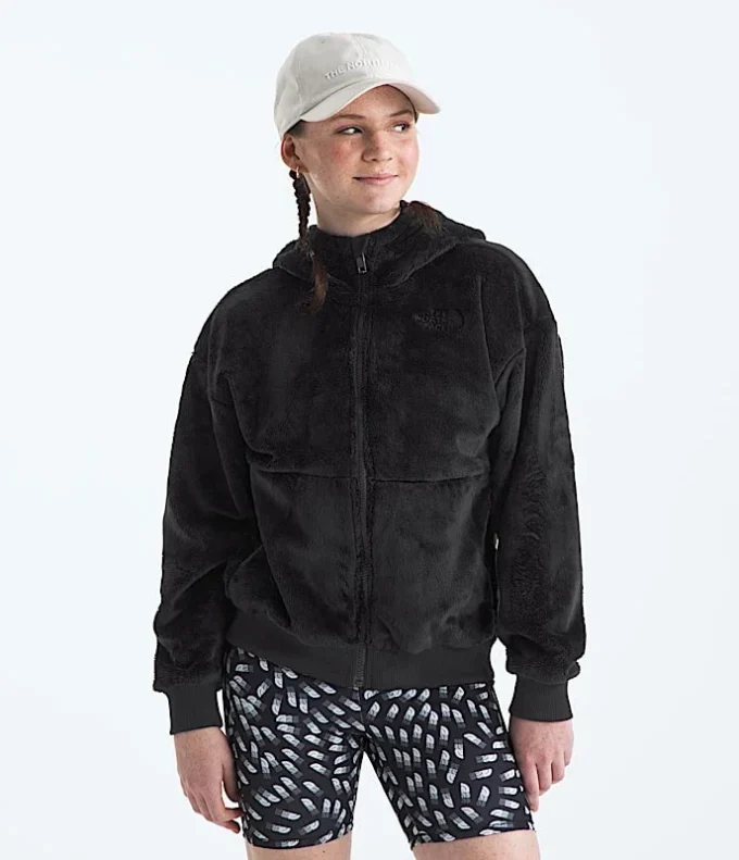 Osito-hoodie med hel dragkedja för flickor