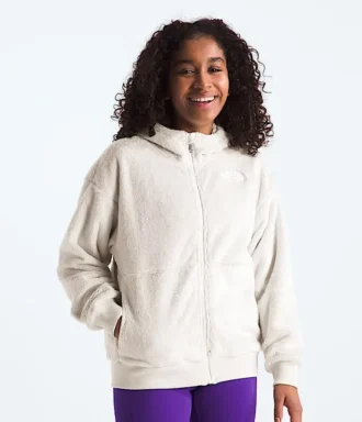 Osito-hoodie med hel dragkedja för flickor