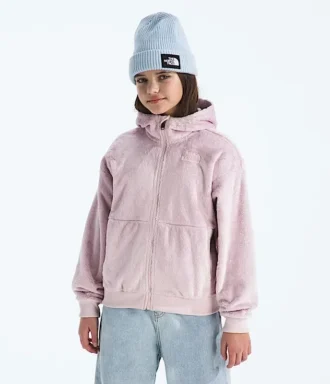 Osito-hoodie med hel dragkedja för flickor