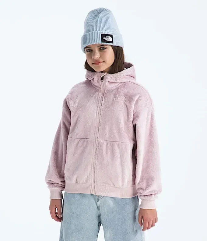 Osito-hoodie med hel dragkedja för flickor