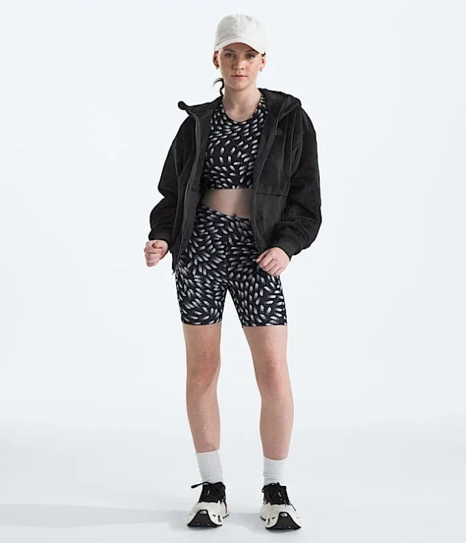 Osito-hoodie med hel dragkedja för flickor