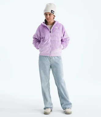 Osito-hoodie med hel dragkedja för flickor