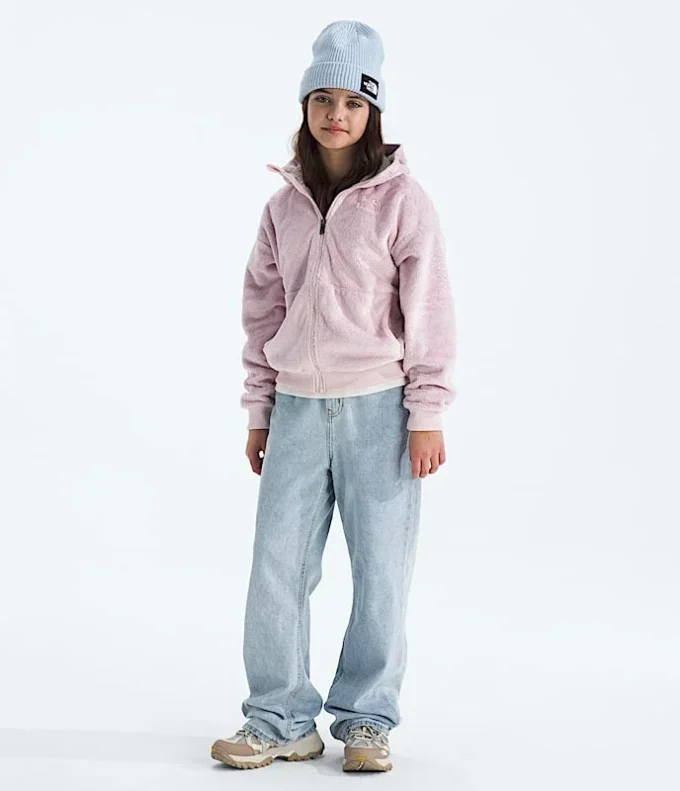Osito-hoodie med hel dragkedja för flickor