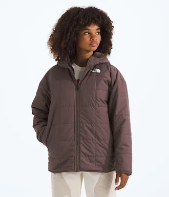 Reversibel kort parkas för flickor, Shasta