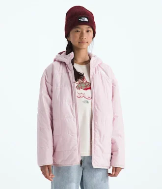 Reversibel kort parkas för flickor, Shasta