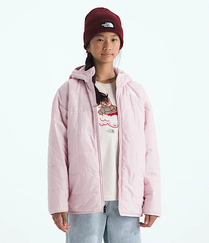 Reversibel kort parkas för flickor, Shasta