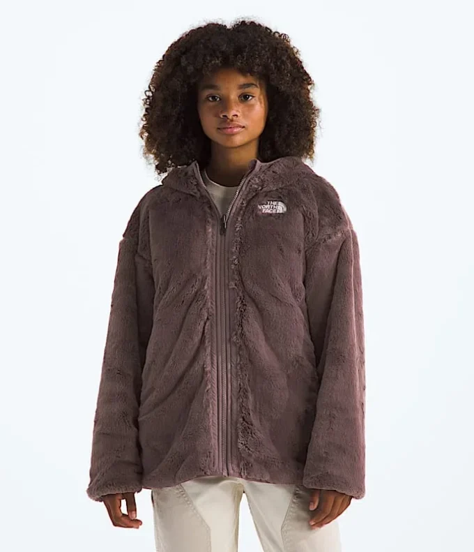 Reversibel kort parkas för flickor, Shasta