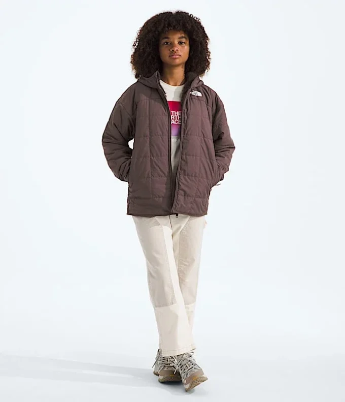 Reversibel kort parkas för flickor, Shasta