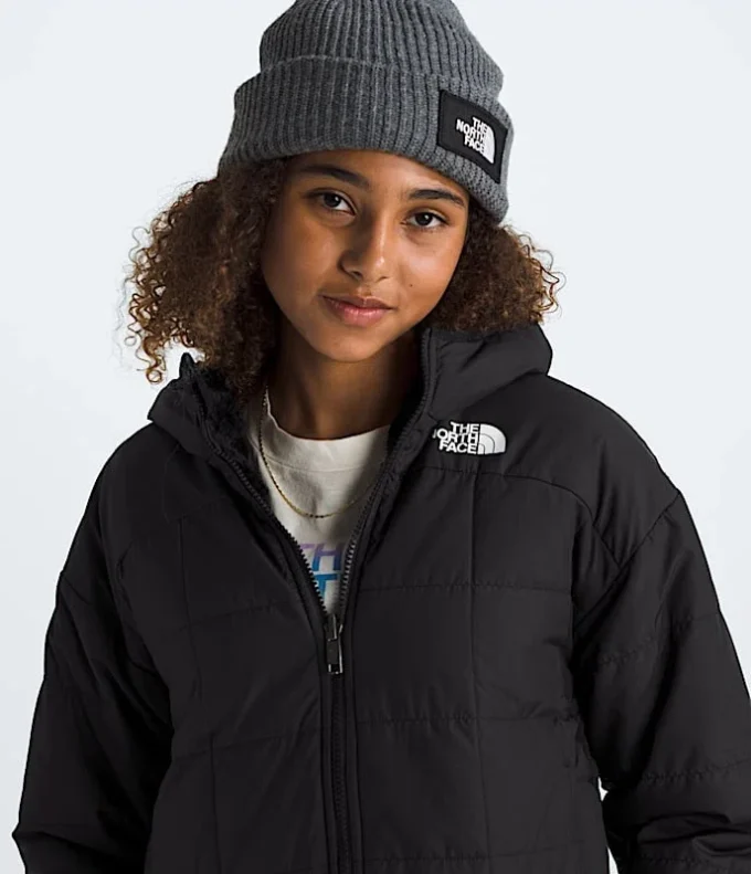 Reversibel kort parkas för flickor, Shasta