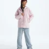 Reversibel kort parkas för flickor, Shasta