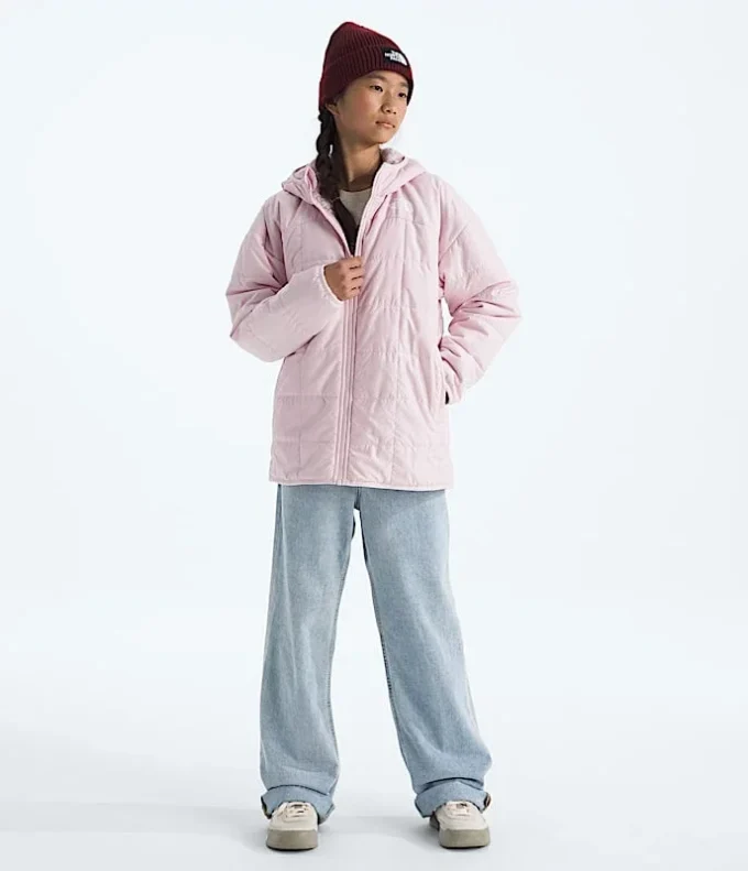 Reversibel kort parkas för flickor, Shasta