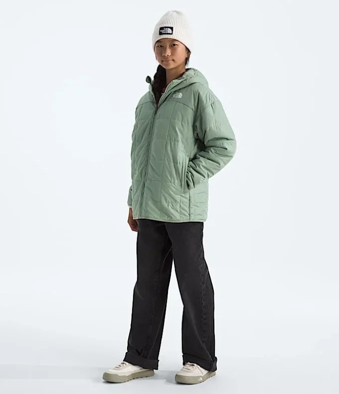 Reversibel kort parkas för flickor, Shasta Reversibel kort parkas för flickor, Shasta