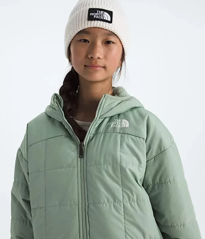 Reversibel kort parkas för flickor, Shasta Reversibel kort parkas för flickor, Shasta