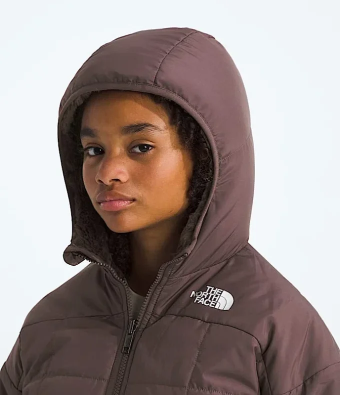 Reversibel kort parkas för flickor, Shasta
