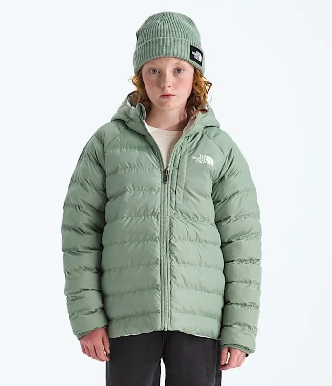 Reversibel Perrito-jacka med huva för flickor Reversibel Perrito-jacka med huva för flickor