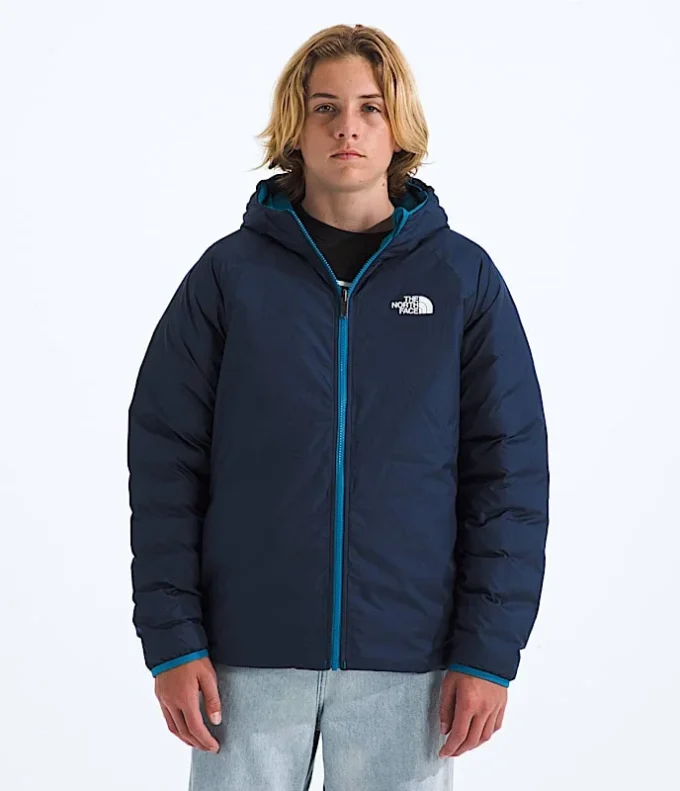 Reversibel Perrito-jacka med huva för pojkar Reversibel Perrito-jacka med huva för pojkar