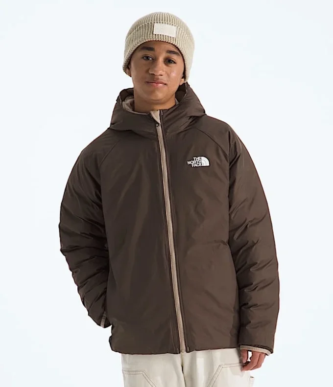 Reversibel Perrito-jacka med huva för pojkar Reversibel Perrito-jacka med huva för pojkar