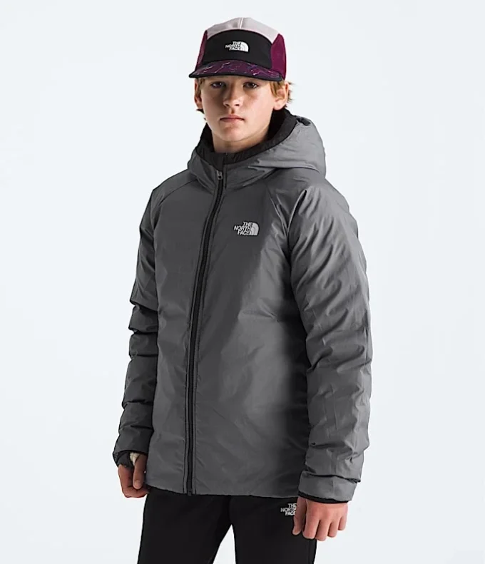 Reversibel Perrito-jacka med huva för pojkar Reversibel Perrito-jacka med huva för pojkar